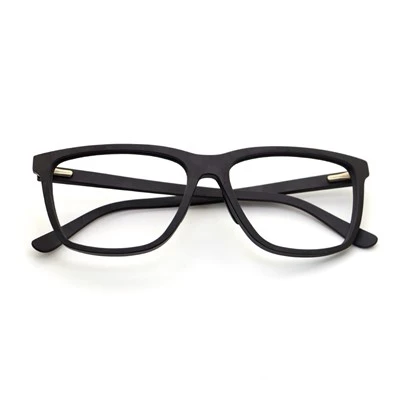 Lunettes de soleil carrées à monture complète-en fibre de carbone avec charnières à ressort